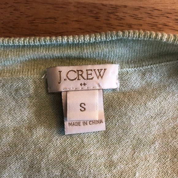 Light Green J.Crew Vneck sweater - Picture 4 of 4